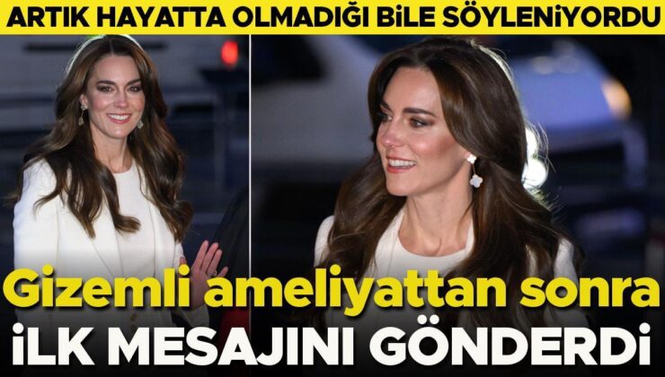Kate ameliyattan sonra ilk mesajını gönderdi