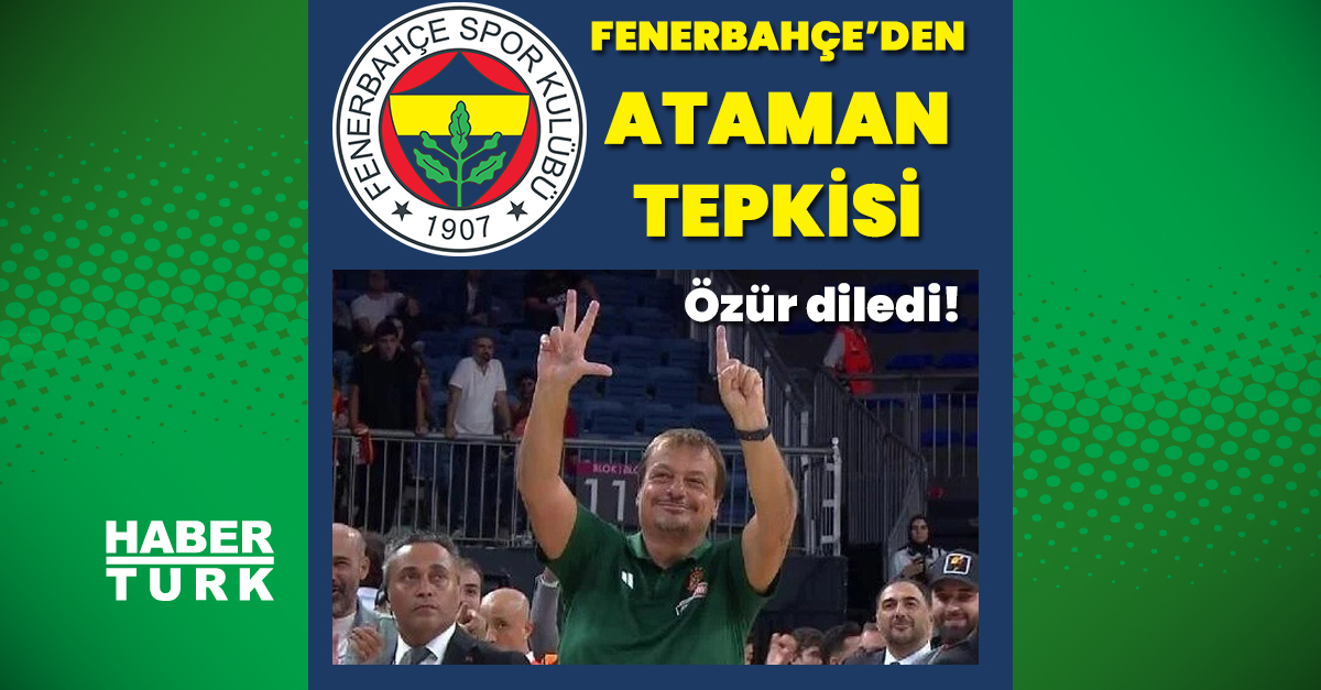 Fenerbahçe’den Ergin Ataman’a tepki: İlgili aksiyonları alacağız!